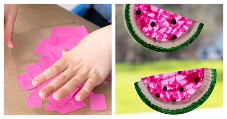 Easy suncatcher craft for kids Kids activities blgo FB