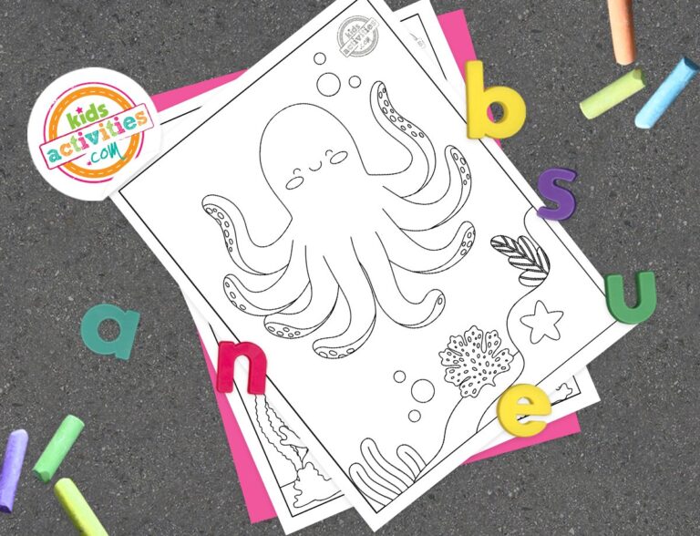 Octopues Coloring Pages Facebook