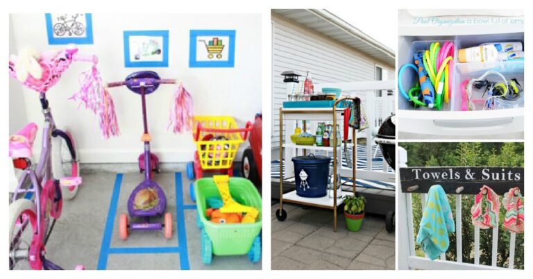 Outdoor toy storage for backyard organization Kids Activities Blog FB