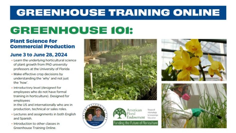 Greenhouse 101 of Greenhouse Training Online from Univeristy of Florida IFAS Extension