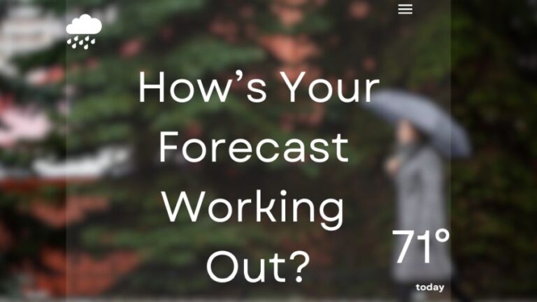 Hows Your Forecast Working Out Advanced Grower Solutions