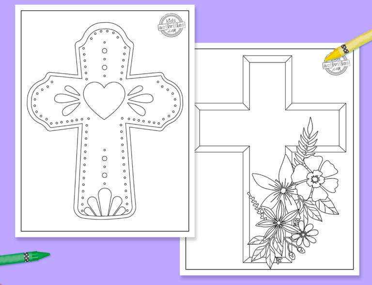 Cross Coloring Pages Facebook