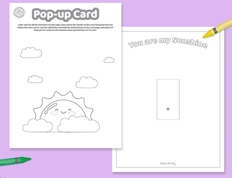 Pop Up Card Printable Facebook