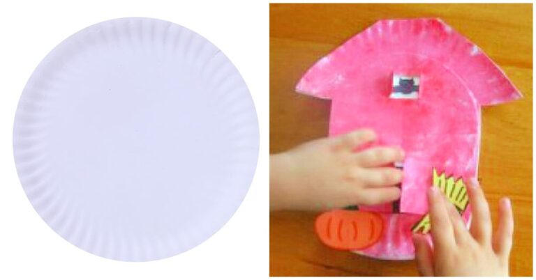 Red barn paper plate craft for kids Kids Activities Blog FB