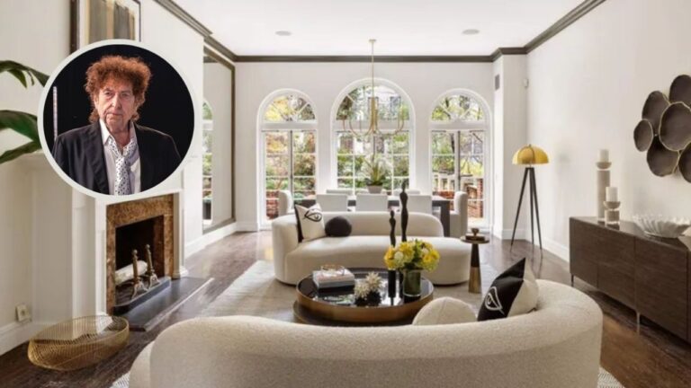 Bob Dylans former NYC townhouse has hit the market. Image Sothebys International Realty