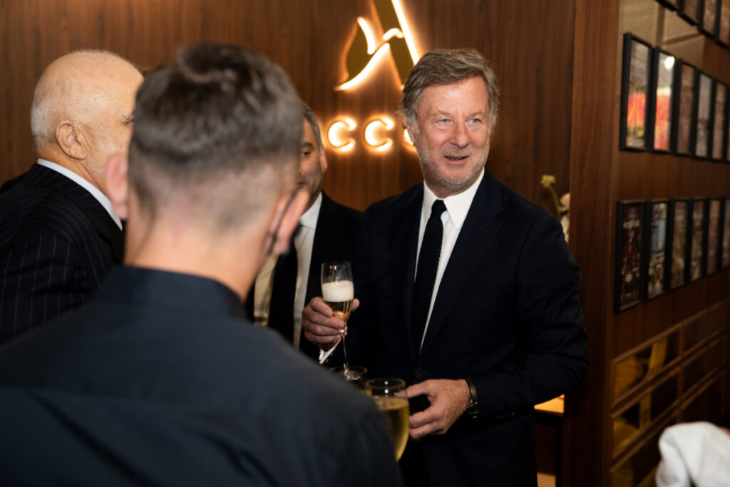 Accor CEO Sebastien Bazin at annual accor partners dinner at iltm cannes 2024