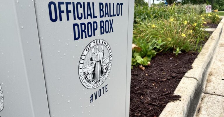 michigan ballot drop box