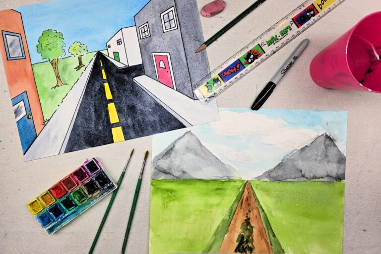 one point perspective complete horiz kids activities blog