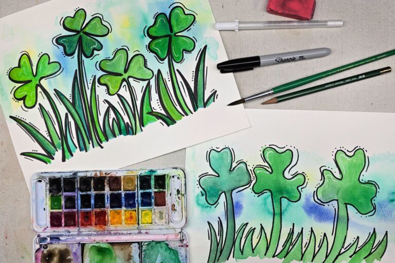 whimsical shamrocks complete horiz kids activities blog