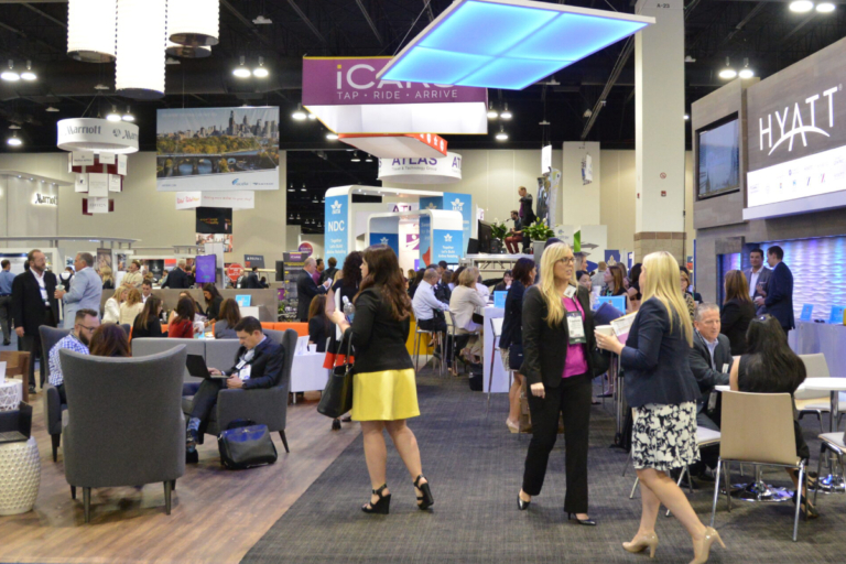 expo floor of global business travel association conference source gbta 1