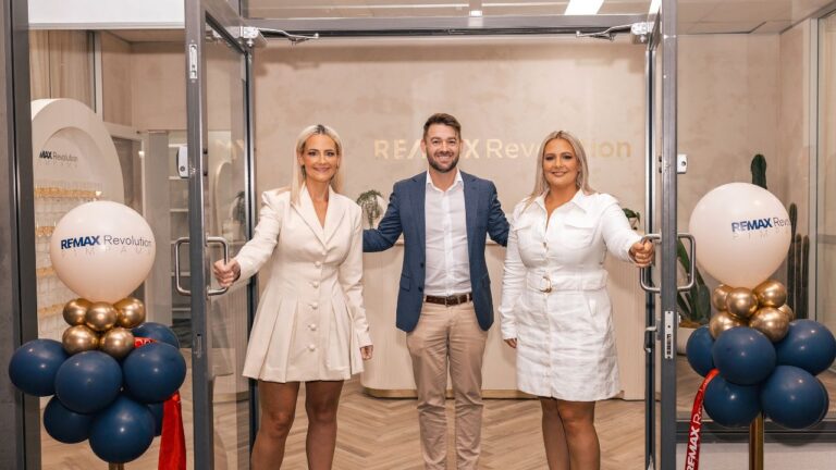 Eiles Hunt Joel Davoren and Brittany Hunt. Image Supplied